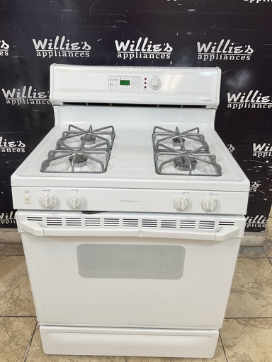 [107288] Hotpoint Used Natural Gas Stove 30inches (white) 