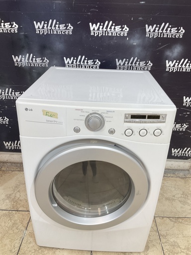 [107308] Lg Used Natural Gas Dryer 27inches (white) 