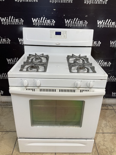 [107326] Whirlpool Natural Gas Stove 30inches (White) 