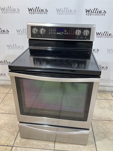 [107341] Whirlpool Electric Stove 220volts (40/50 AMP) 30inches {no cord} (Stainless Steel) 