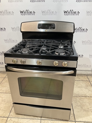 [107345] Ge Natural Gas Stove 30inches (Stainless Steel) 