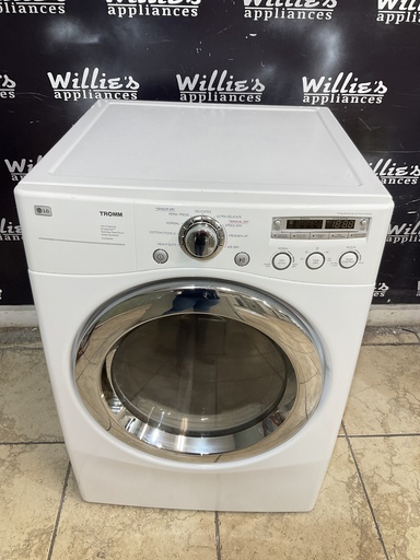 [107366] Lg Electric Dryer 220volts (30 AMP) 27inches {no cord} (White) 