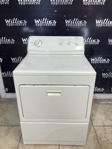 [107359] Kenmore Electric Dryer 220volts (30 AMP) 27inches {no cord} (bisque) 