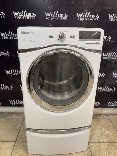 [107385] Whirlpool Electric Dryer 220volt (30 AMP) 27inches {4 prong} (White)