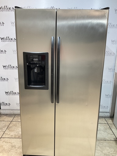 [107404] Ge Refrigerator Side by Side 36x69 1/2” (Stainless steel) 