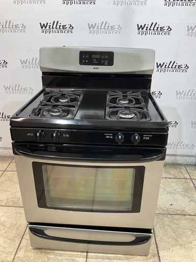 [107419] Kenmore  Natural Gas Stove 30inches (Stainless Steel) 
