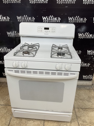 [107445] Hotpoint Used Natural Gas Stove 30inches (White) 