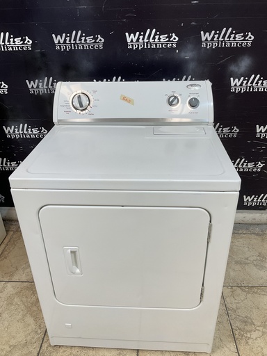 [107456] Whirlpool Natural Gas Dryer 29inches (white)