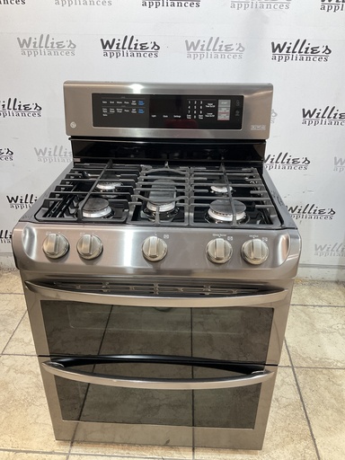 [107460] Lg Natural Gas Stove 30inches ( Black Stainless )