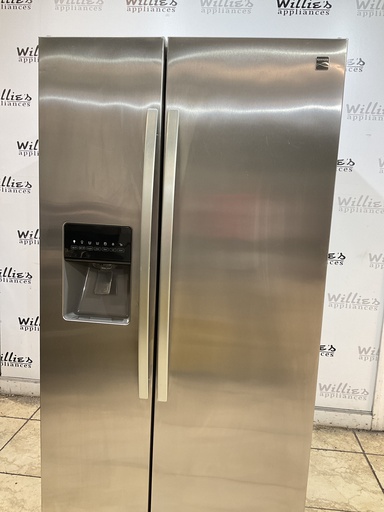 [107452] Kenmore Refrigerator Side by Side 36x68 1/2” (Stainless steel) 