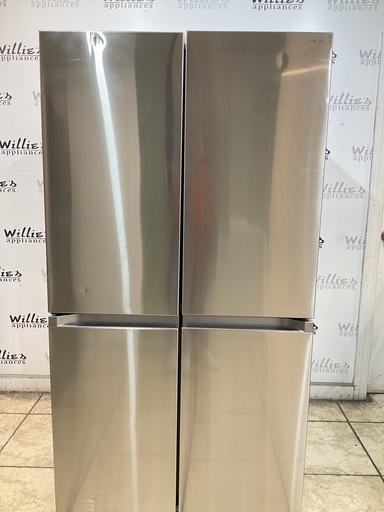 [107484] Samsung New Open Box Refrigerator French Door Counter Depth 36x70 (Stainless Steel) 