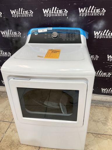 [107470] Ge New Open Box Natural Gas Dryer 27inches (White) 