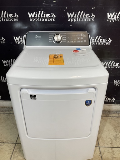 [107472] Midea New Open Box Electric Dryer 220volts (30 AMP) 27inches {no cord} (White)