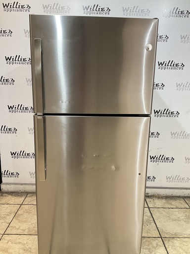 [107506] Ge Refrigerator Top and Bottom 30x65 1/2” (Stainless Steel) 