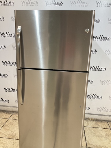 [107516] Ge Refrigerator Top and Bottom 30x66 1/2” (Stainless Steel) 