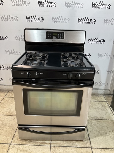 [107537] Frigidaire Natural Gas Stove 30inches (Stainless Steel) 