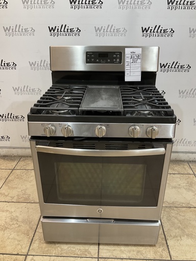 [107598] Ge Natural Gas Stove 30inches (Stainless Steel) 