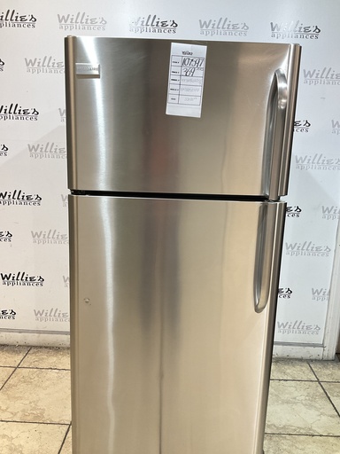 [107597] Frigidaire Refrigerator Top and Bottom 30x65 1/2” (Stainless Steel) 