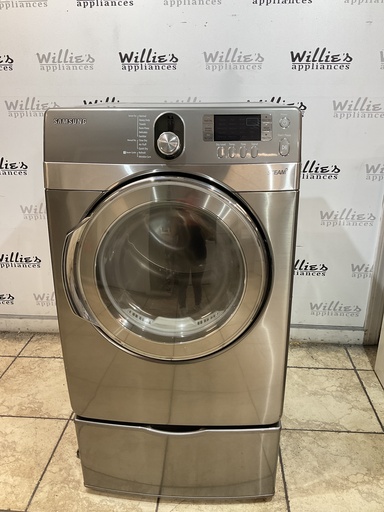 [107615] Samsung Electric Dryer 220volts (30 AMP) 27inches {3 prong} (grey)