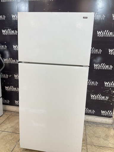 [107638] Hotpoint Refrigerator Top and Bottom 28x61 1/2” (White) 