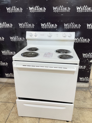 [107637] Frigidaire Electric Stove 220volts (40/50 AMP) 30inches {3 prong} (White) 