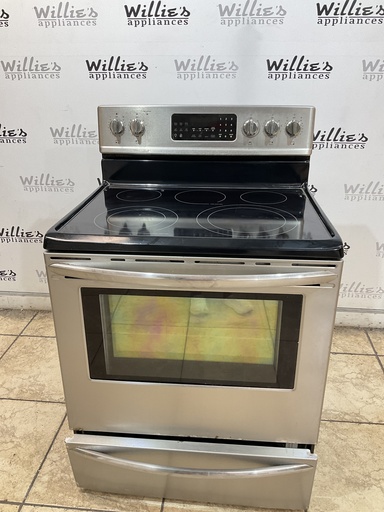 [107651] Frigidaire Electric Stove 220volts (40/50 AMP) 30inches {3 prong} (Stainless steel) 