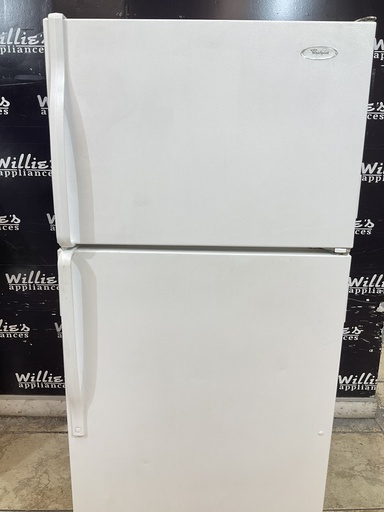 [107655] Whirlpool Refrigerator Top and Bottom 28x62 (White) 