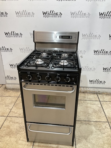 [107674] Frigidaire Natural Gas Stove 20inches (Stainless Steel)