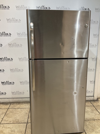 [107666] Ge Refrigerator Top and Bottom 30x66 1/2” (Stainless Steel) 