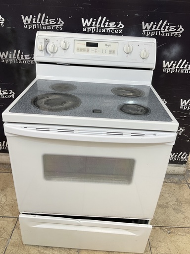 [107669] Whirlpool Electric Stove 220volts (40/50 AMP) 30inches {no cord} (White) 
