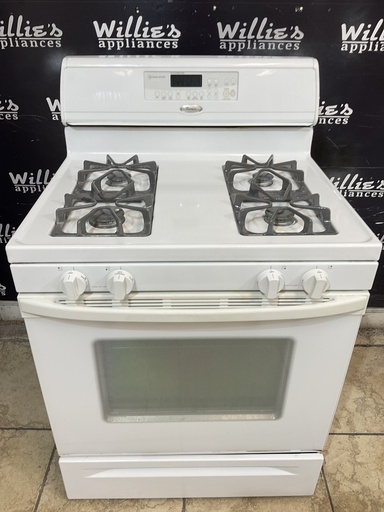 [107685] Whirlpool Natural Gas Stove 30inches (White) 