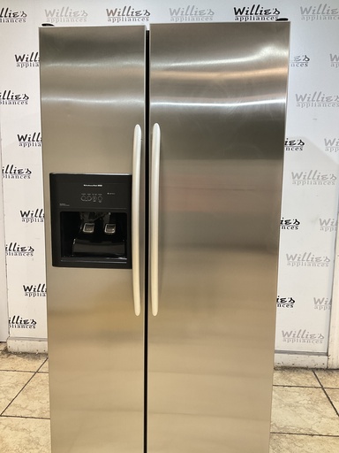 [107701] KitchenAid Refrigerator Side by Side 36x72 1/2” (Stainless Steel) 