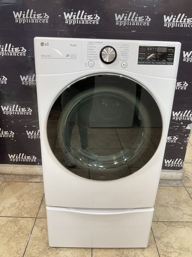 [107713] Lg Electric Dryer 220volts (30 AMP) 27inches {4 prong} (White) 