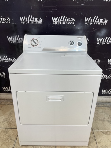 [107735] Whirlpool Electric Dryer 220volts (30 AMP) 29inches {no cord} (white)