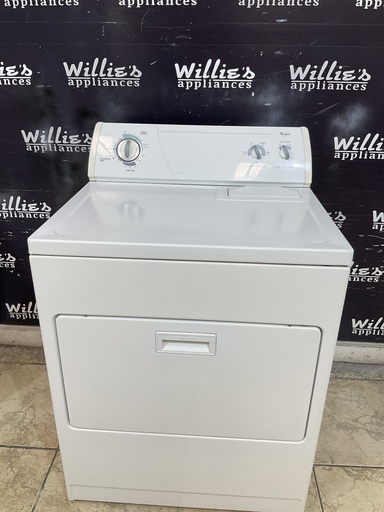 [107737] Whirlpool Electric Dryer 220volts (30 AMP) 29inches {no cord} (white)