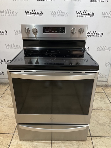 [107733] Whirlpool Electric Stove 220volts (40/50 AMP) 30inches {4 prong} (Stainless steel) 