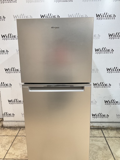 [107760] Whirlpool Refrigerator Top and Bottom 24x61 1/2” (Stainless Steel)