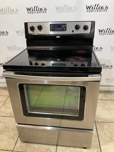 [107749] Whirlpool Electric Stove 220volts (40/50 AMP) 30inches {no cord} (stainless steel ) 