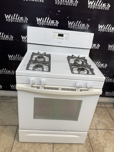 [107789] Whirlpool Natural Gas Stove 30inches (White) 