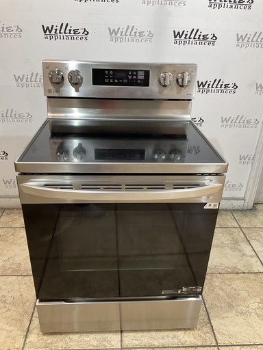 [107800] Lg Electric Stove 220volts (40/50 volts (40/50 AMP) 30inches {no cord} (Stainless steel)
