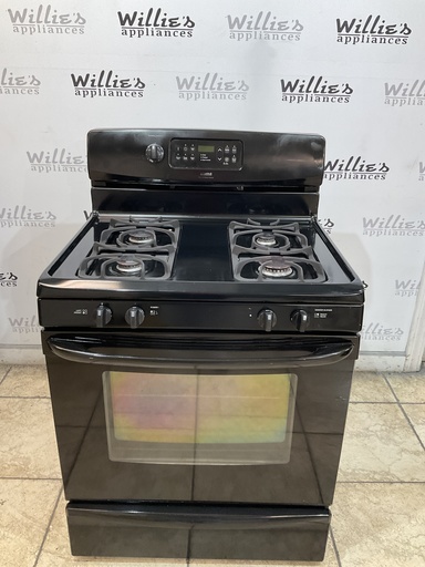 [107887] Kenmore Natural Gas Stove 30inches (Black) 