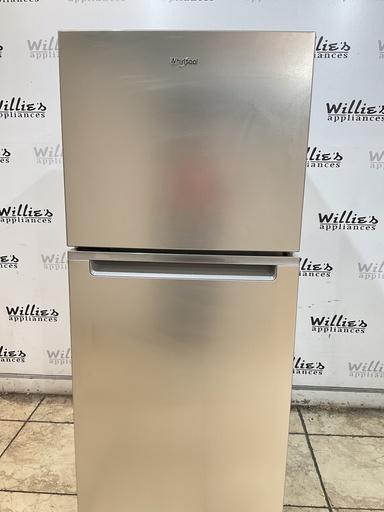 [107915] Whirlpool Refrigerator Top and Bottom 24x61 1/2” (Stainless Steel) 