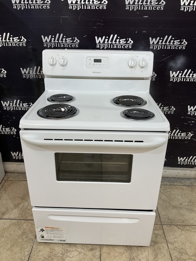 [107957] Frigidaire Electric Stove 220volts (40/50 AMP) 30inches {no cord} (White) 