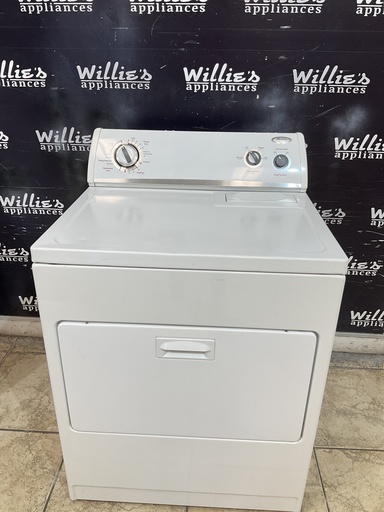 [107978] Whirlpool Electric Dryer 220volts (30 AMP) 29inches {no cord} (White) 