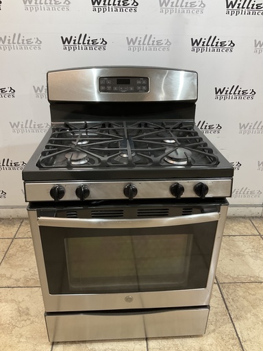 [107987] Ge Natural Gas Stove 30inches (stainless steel) 