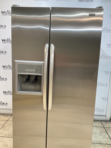 [107962] Kenmore Refrigerator Side by Side 36x69 1/2” (Stainless steel) 