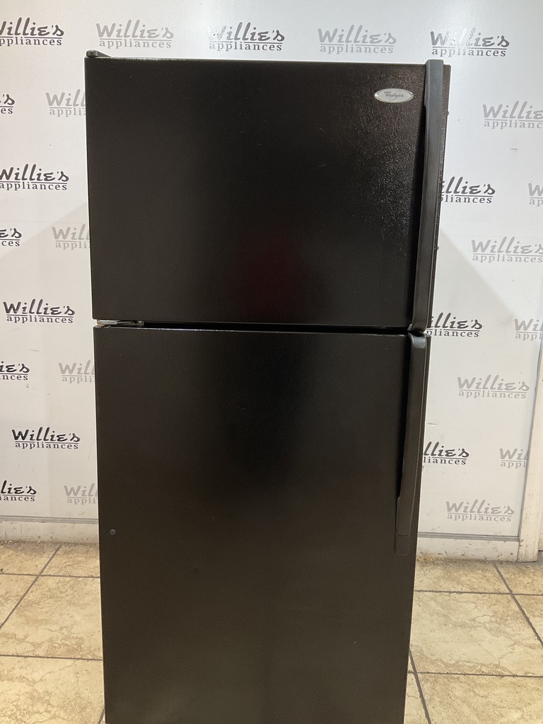 Whirlpool Refrigerator Top and Bottom 30x66 (Black) 