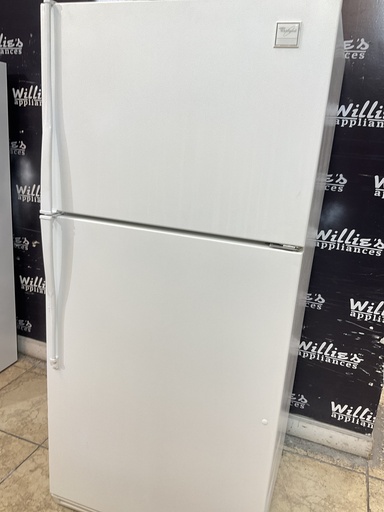 [108079] Whirlpool Refrigerator Top and Bottom 30x65 1/2” (white) 