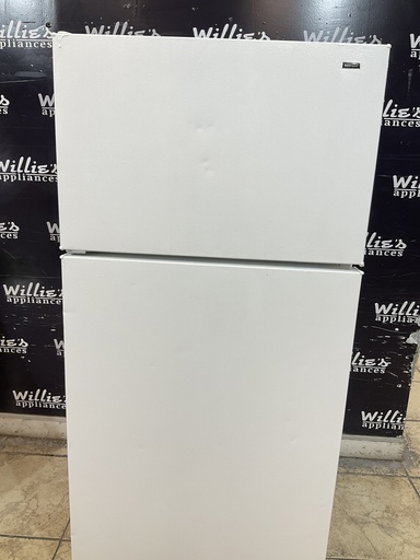 [108077] Hotpoint Refrigerator Top and Bottom 28x61 1/2” (White) 