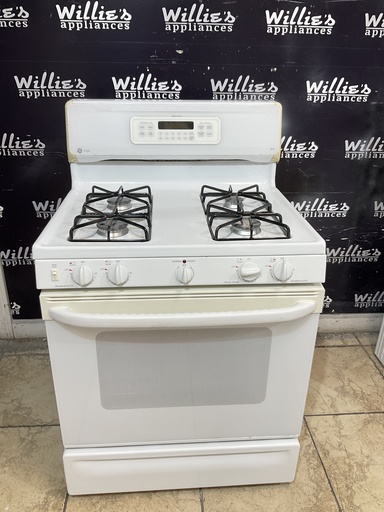 [108086] Ge Natural Gas Stove 30inches (White)